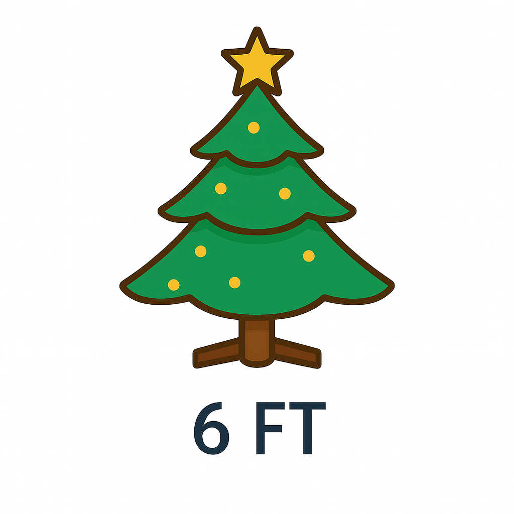 6ft Nordman Fir Premium Tree