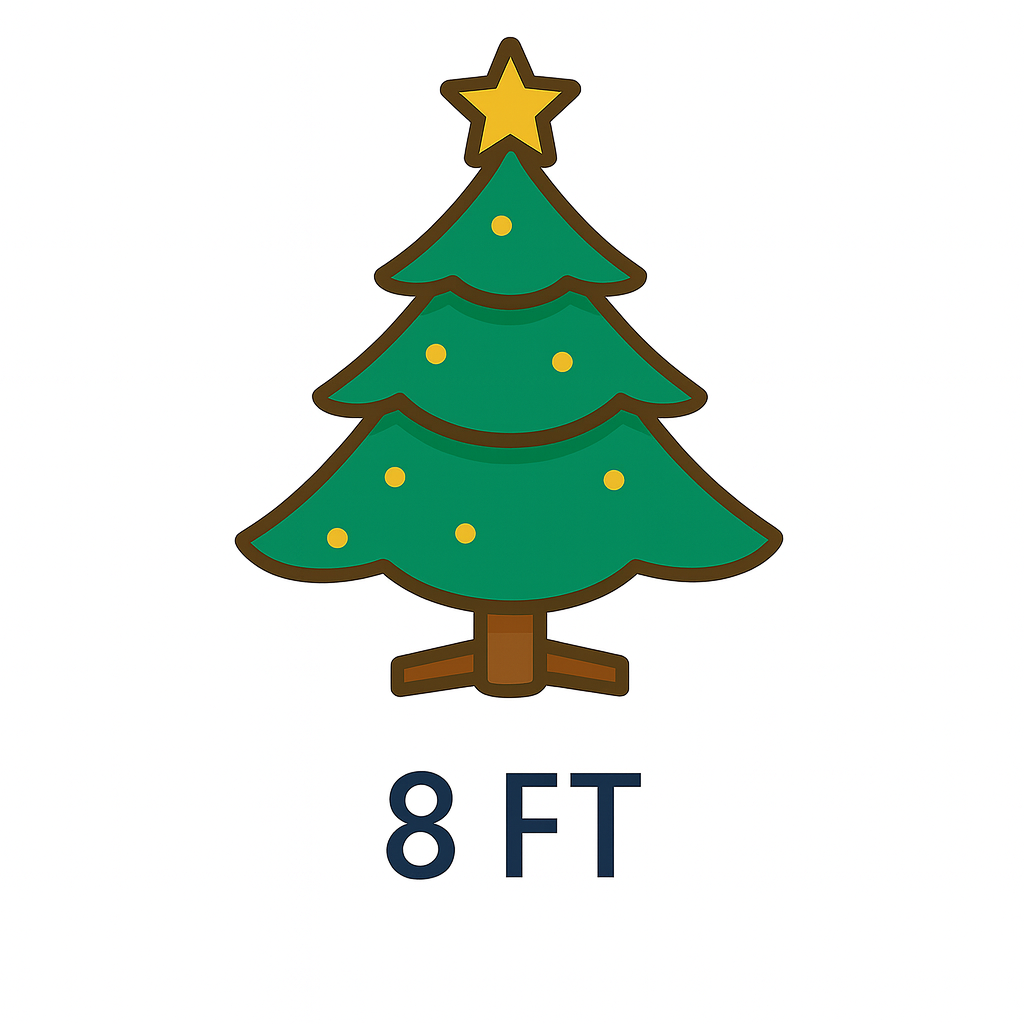 8ft Nordman Fir Premium Tree